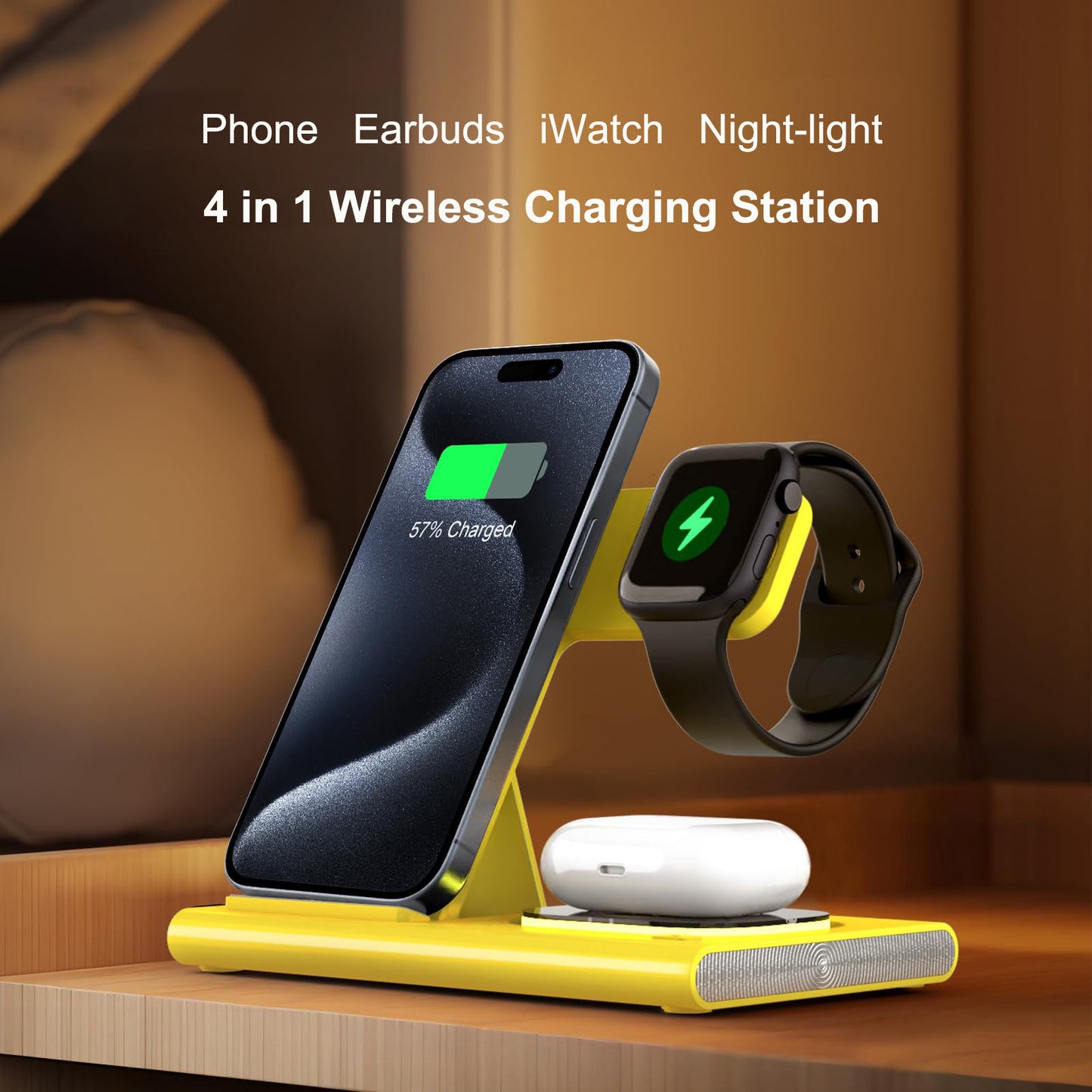 Wireless Charger Station, 4 In 1