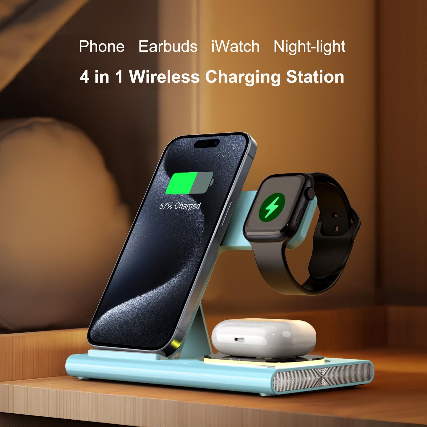 Wireless Charger Station, 4 In 1