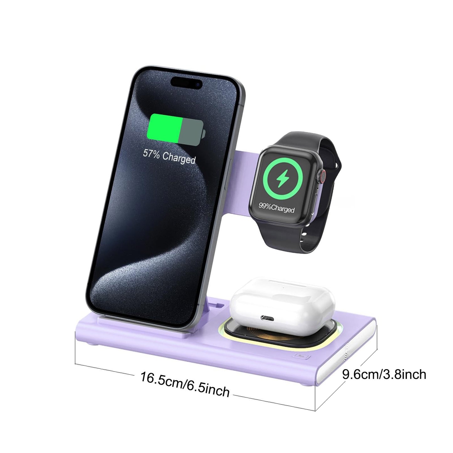 Wireless Charger Station, 4 In 1