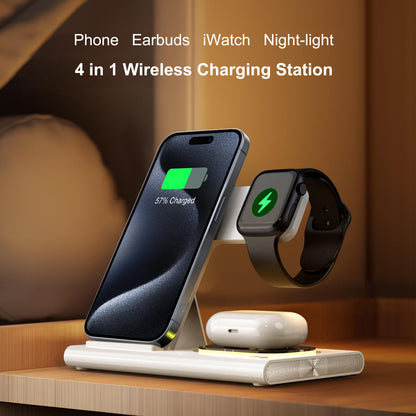 Wireless Charger Station, 4 In 1