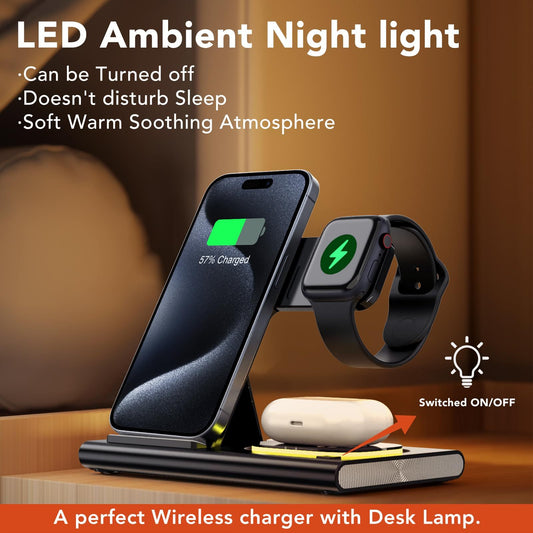 Wireless Charger Station, 4 In 1